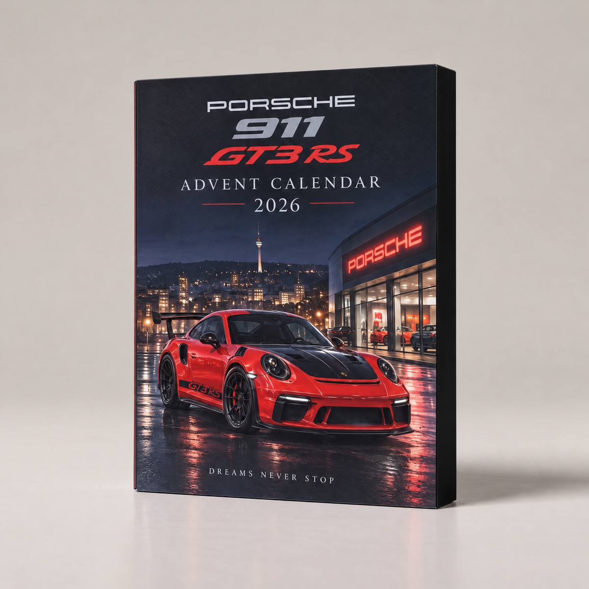 Porsche 911 GT3 RS advent calendar box
